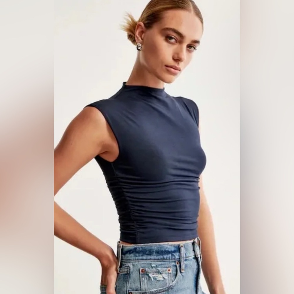 Ruched Shell Top